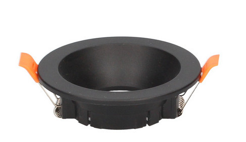200405010 - 8433373069947Anel redondo fixo embutido Undi anti-reflexo Preto