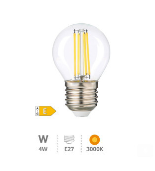 200671009 - 8433373055742Lâmpada LED Esférica Gold Series 4W E27 3000K