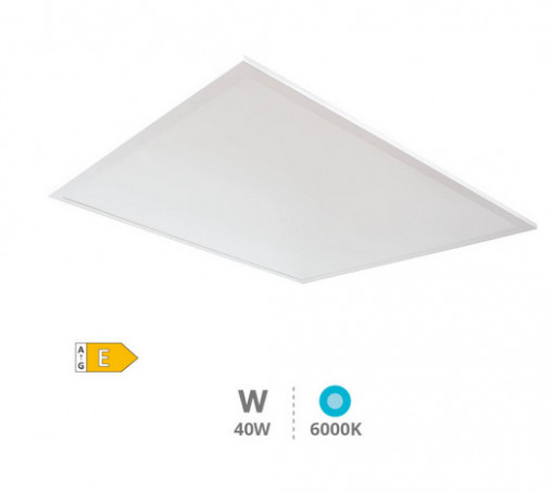 203400013 - 8433373060951 Ubari 40W 6000K Painel LED embutido branco
