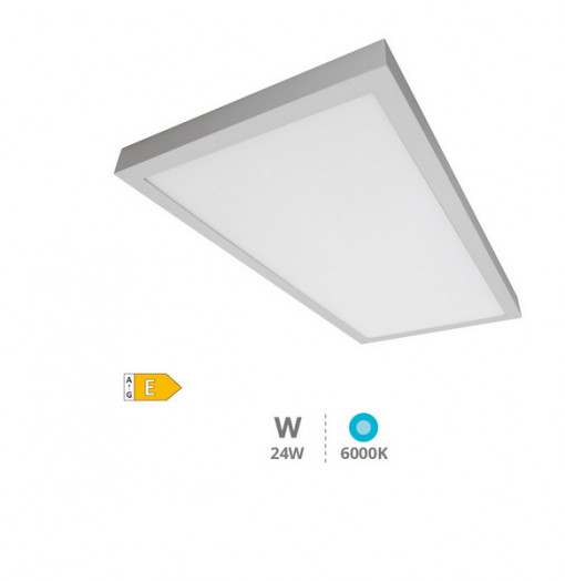 203405006 - 8433373061088Painel LED retangular Menia 24W 6000K Níquel