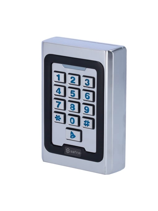 Autonomous Access Control - MF and PIN Card Access - Relay Exit, Pressure and Bell button - WieGand 26 - Time Control - Fit for Interior
