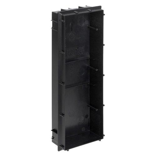 Caixa de registo - Específica para videoporteiros - Orifícios de conexão - 400mm (Al) x 150mm (Lg) x 63mm (Pf) - Apto para videoporteiro de apartamentos - Fabricado em plástico ABS