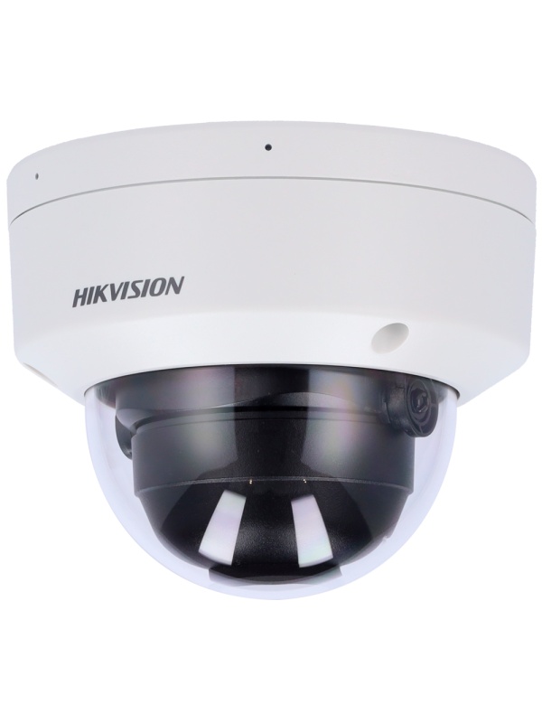 Câmara Dome IP Hikvision gama VALUE - Resolução 2 Mpx (1920x1080) - Lente 2.8 mm - Alcance da luz híbrida 30 m - Detecção de movimento 2.0 - Microfone incorporado | IP67 | IK08