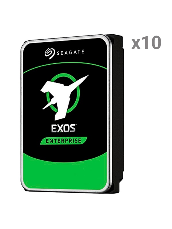 Disco duro Seagate - 10 unidades | Capacida 8 TB cada uno - Interfaz SATA III 6 Gb/s - Modelo ST8000NM017B - Indiferencia a 24/7/365 - A servidor de Abuela capacida