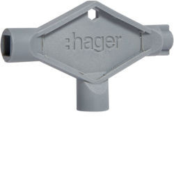 FZ850 - Chave universal plástica HAGER EAN:3250612768509