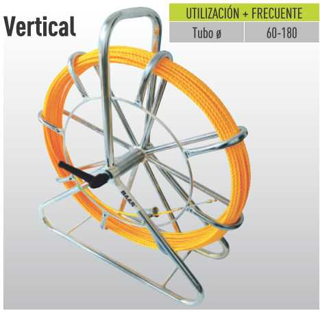 GUIA DE CABO HELICAL MONOFIL. P.INTERC. AMARELO 5,2 M/M 60Mt+CONTÉM.