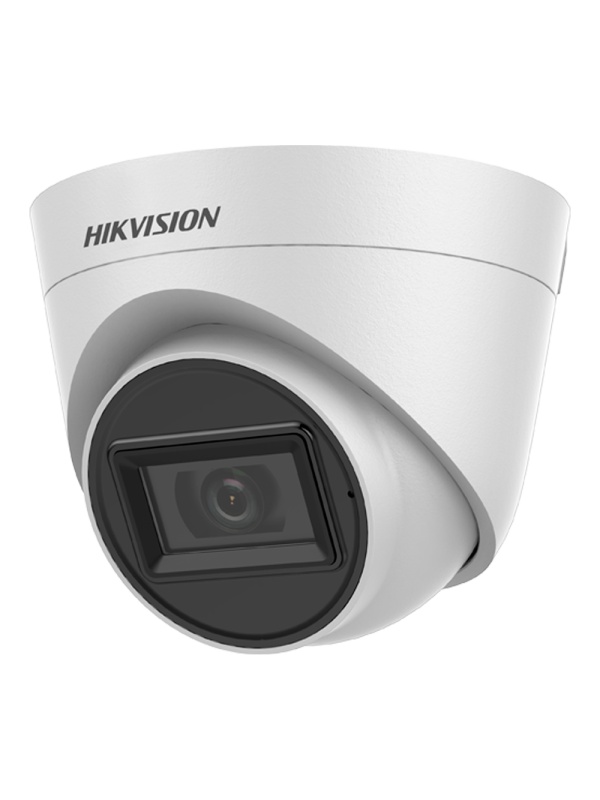 Hikvision - Câmara Turret 4en1 Gama Value - Resolução 5 Megapixel (2560x1944) - Lente 2.8 mm | Smart IR alcance 40 m - Microfone incorporado | Áudio sobre coaxial - Impermeável IP67