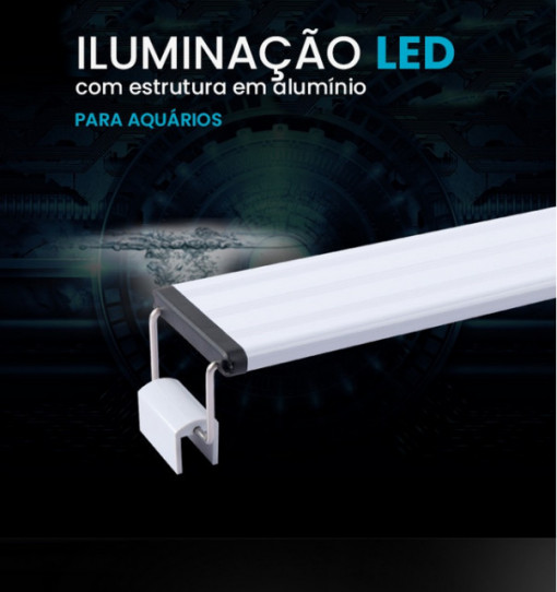 Iluminação LED para AQUÁRIOS 10.8W p/ aquário 62-70cm