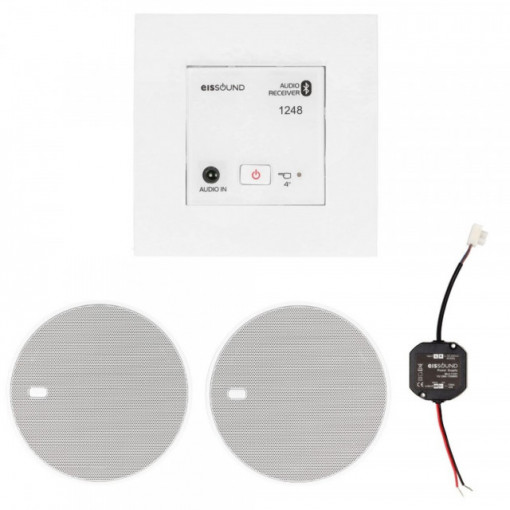 In wall Bluetooth Audio Receiver 5" (blanco)