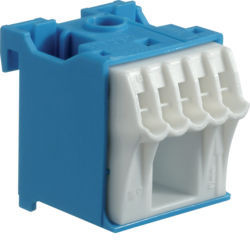KN06N - Barr. ligação rápida neutro 1x25+5x4 HAGER EAN:3250613849115
