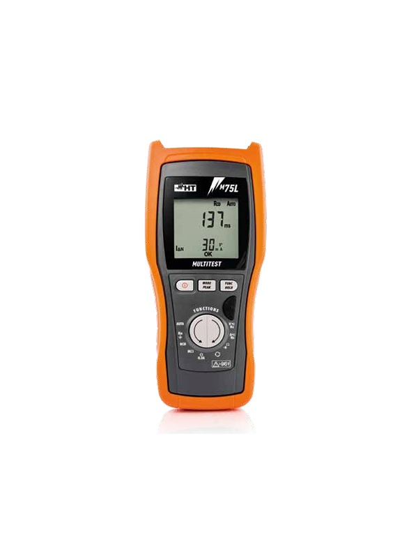 M75L-HV00075L Safety Verifications CEI 64-8 and IEC/EN61557-1 with TRMS multimeter functions