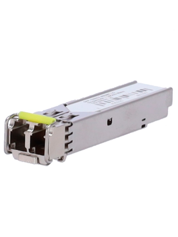 Módulo transceptor SFP - TRX 1550 nm - Fibra monomodo - Conector LC dúplex Upc - Máximo 80 km - 1.25Gb/s - 1000Base-ZX