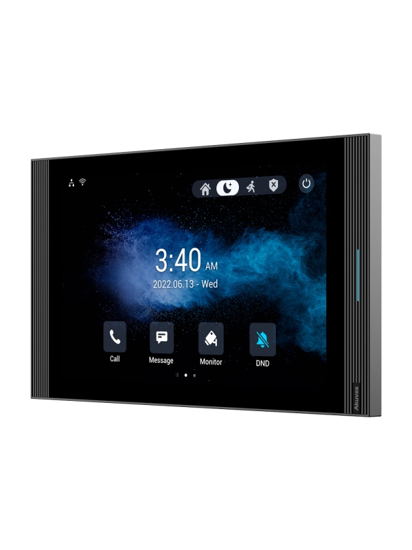 Monitor Android 12.0 para vídeo porteiro - Ecrã IPS de 10" com os Serviços Google - Áudio bidireccional Crystal Clear | Easy UI - TCP/IP, PoE, WiFi, Bluetooth, SIP padrão - Manutenção na nuvem | APPs de terceiros - Ligação de monitor e placas via Cloud