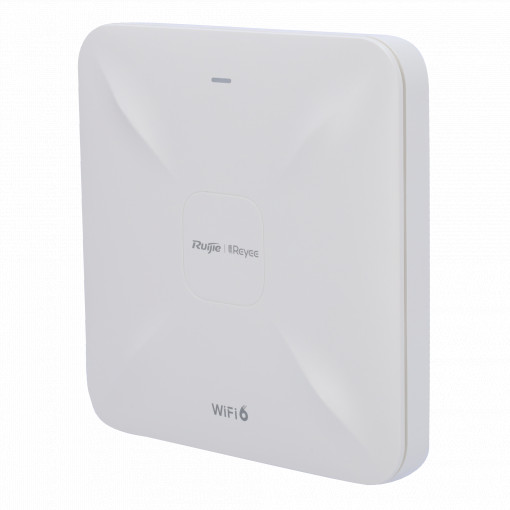 Reyee - AP Wi-Fi Omni-direccional 6 - Frequência 2.4 e 5 GHz - Suporta 802.11a/b/g/n/ac/ax - Velocidade transmissão hasta1775 Mbps - Antena 2x2 MIMO