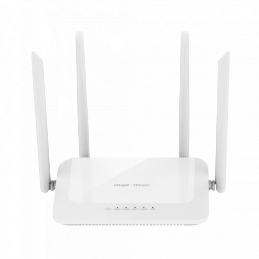 Reyee Enrutador Malla Wi-Fi 5 AC1200 - 4 Puertas RJ45 10/100 Mbps - 802.11ac fluir doble e banda 2.4 e 5 GHz - Gestión remoto a través de Nube - Control De los padres , Red de Invitado, Itinerancia - Pequeño escritorio / Hogar oficina