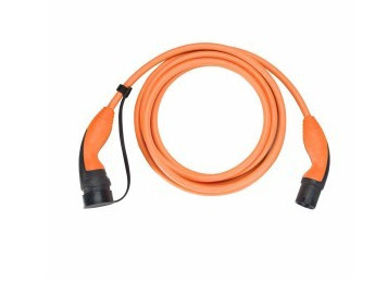Soft standard charging cable (up to 22 kW) orange, type 2, 32 A, three -phase, 7 m
