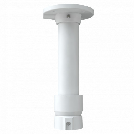 Soporte techo Safire Smart - Altura 183.4 mm - Apto para uso en exterior - Fabricado en aleación de aluminio - Color blanco - Pasador de cables