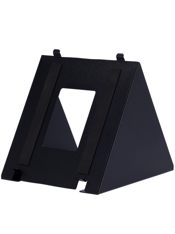 Suporte de mesa - Específico para videoporteiros - Compatível com o monitor AK-S565 e AK-S567 - Orifícios de conexão - Medidas: 145 (Al) x 145 (Lg) x 157 (Fd) mm - Fabricado em alumínio