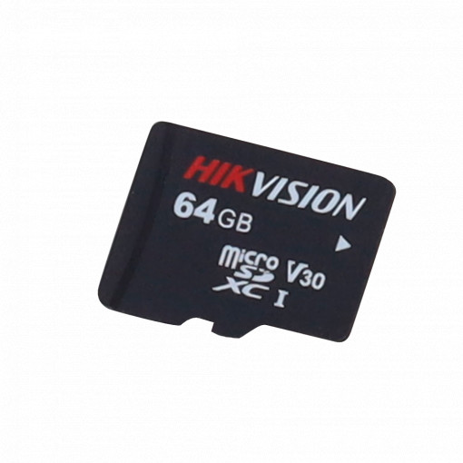 Tarjeta de memoria Hikvision - Tecnología 3D TLC NAND - Capacidad 64 GB - Clase 10 U3 V30 - Más de 3000 ciclos de lectura/escritura - Apto para dispositivos de Videovigilancia