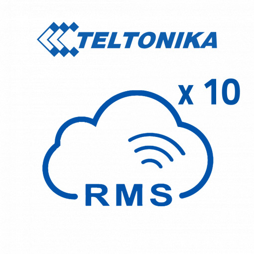 Teltonika RMS platform licenses - 10 licenses package (credits) - Remote monitoring Teltonika Router - Remote Configuration Teltonika Router - Telnet Management / SFTP / SSH / http / https - 1 license allows the management of 1 Router per 1 month