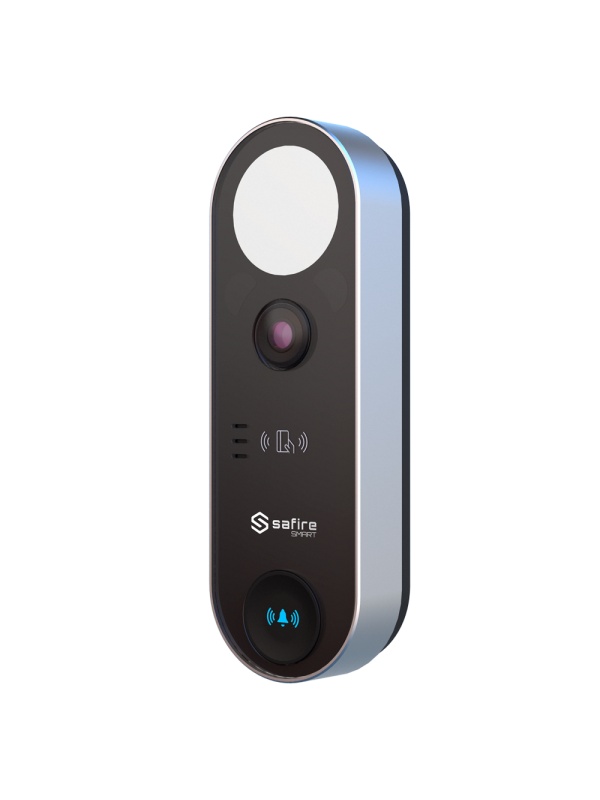 Videoporteiro IP WiFi - Câmara 2 Mpx | Áudio bidirecional - Cartão MF | 1 relé - Aplicação móvel com ou sem monitor - IP65 - Montagem em superfície | PoE