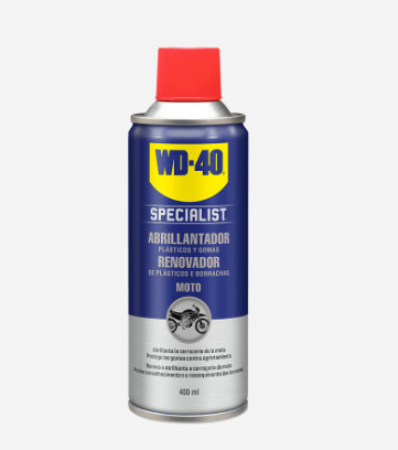 WD40 SPECIALIST® MOTO RENOVADOR DE PLÁSTICOS E BORRACHAS 400ml