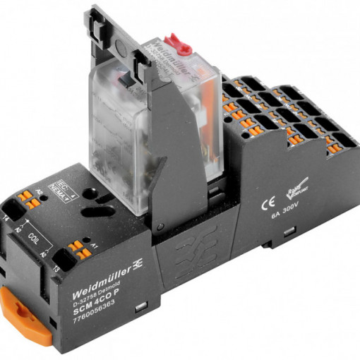 Weidmuller DRMKITP 24VAC 4CO LD / PB Push en 2576100000