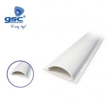 000303355 - 8433373033559Canal elétrico de piso adesivo 2M 10x35mm