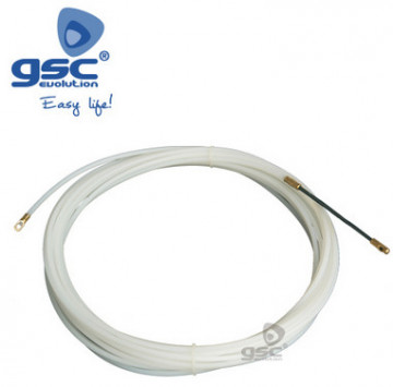 000600134 - 8436021941343 100% Nylon 4 mm 15m Câble blanc