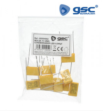 002004052 - 8433373040526SACO 10 PCS LED CAPACITOR 0.044mf
