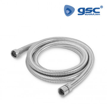 003702404 - 8433373024045 Chrome en acier inoxydable Shower 1,5 m