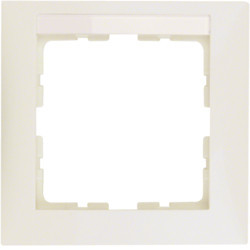 10118912 - S.1 - quadro x1 p.-etiq., creme HAGER EAN:4011334276937