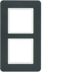 10126186 - Q.7 - marco x2, antracita HAGER Ean:4011334481096
