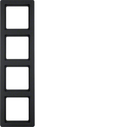 10146086 - Q.1 - Tableau X4, Anthracite Hager Ean: 4011334379287