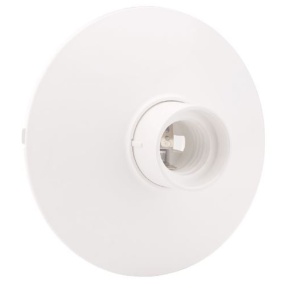 101545001 - Suporte de lâmpadas superfície plana E27 Branco