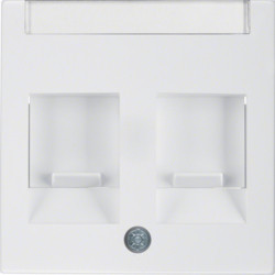 11818989 - S.1 / B.X - esp. Double RJ P-ETQ., White Hager Ean: 4011334279082