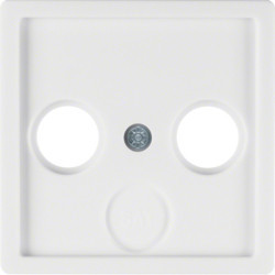 12036089 - Q.X - Mirror TV 2/3 Exits, White Hager EAN: 4011334313878