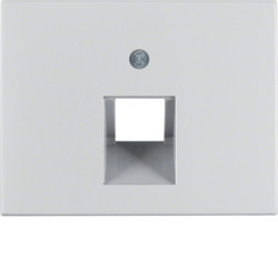 14077003 - K.1/K.5 - Mirror RJ45 Simple, Alum Hager Ean: 4011334377825
