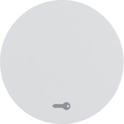 16202059 - R.1/R.3 - llave simple Simb.chav, blanco HAGER Ean:4011334366379