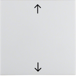 16208919 - S.1/B.x - tecla simples setas, branco HAGER EAN:4011334278238