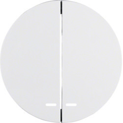 16272089 - R.1/R.3 - tecla dupla c/visor, branco HAGER EAN:4011334371526