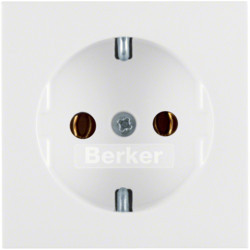 17198989 - S.1 / B.X - ESPCH. Schuko avec obtur., White Hager Ean: 4011334437178