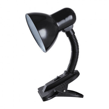204200033 - 8433373071926Candeeiro de mesa con abrazadera Saidu E27 Negro