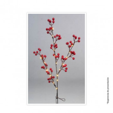 204690007 - 8433373074149 DECORATIVE RED FRUIT LED 0.75m HOT LIGHT