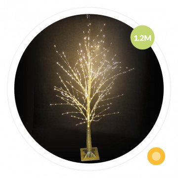 204690155 - 8433373074521Arvore decorative led sirka 1.2m gold