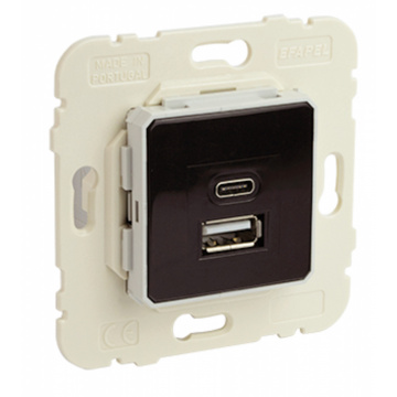 21381 CARREGADOR DUPLO USB TIPO A + TIPO C 5603011647124
