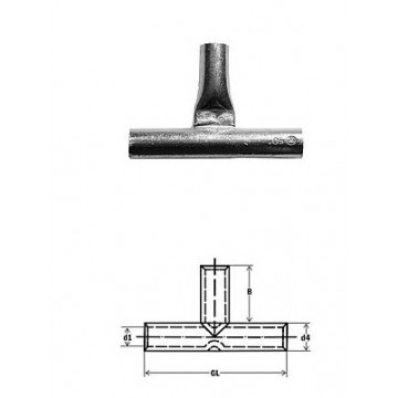291344 - Conector T estanhado 35 mm² 1uni