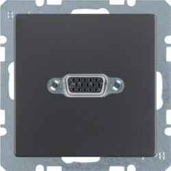 3315416086 - Q.x - salida VGA Párrico., antracita HAGER Ean:4011334379799
