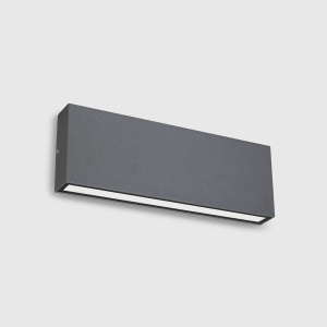 38703 - Aplique de parede 2 x 12W 2930lm andracite CCT3 IP54