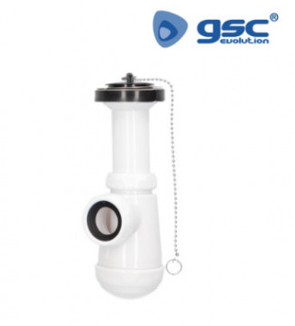 404035003 - 8433373057951 Extensible Bottle Siphon Ø40mm Reducing Sink Valve Ø32mm - Bidê